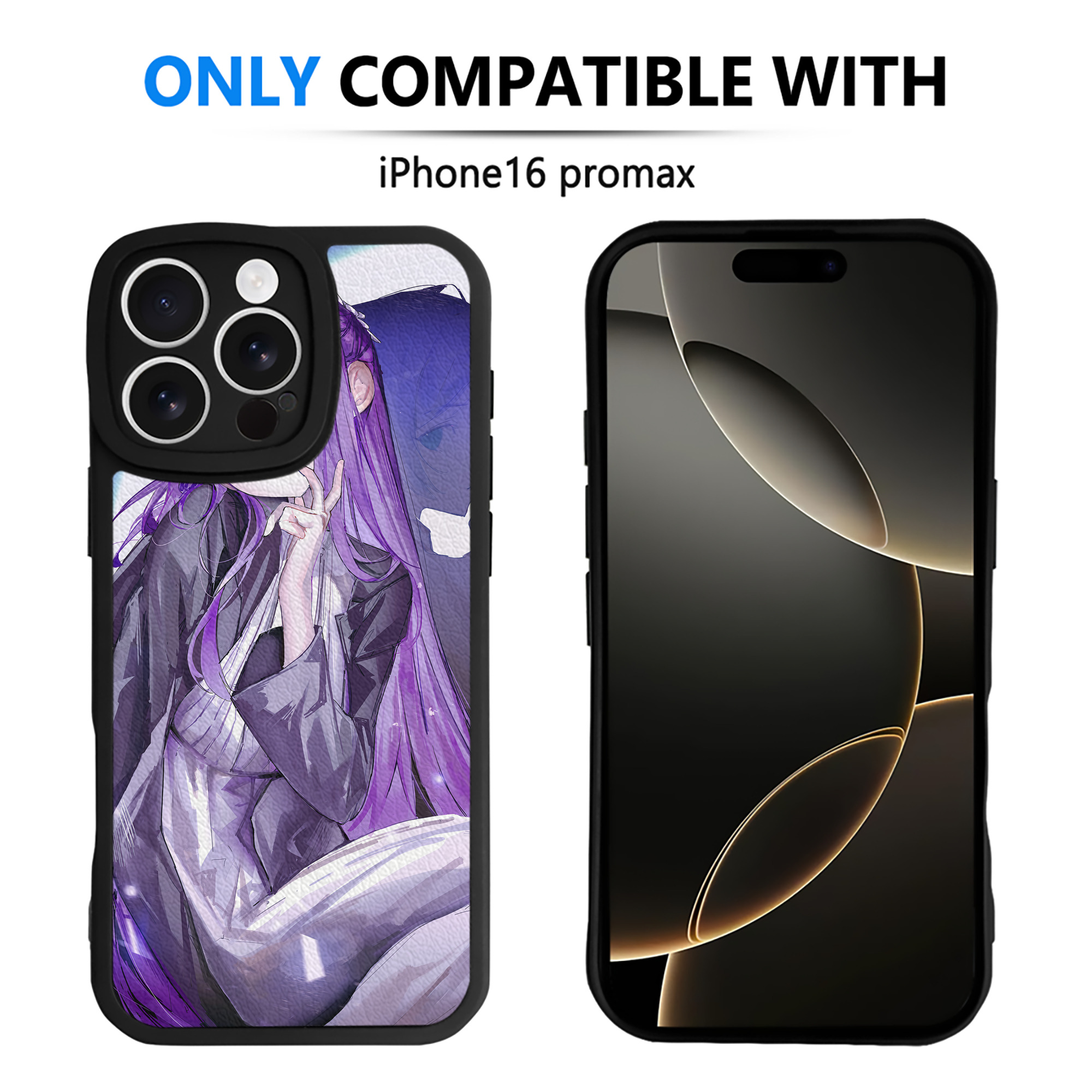 （画像用） 葬送のフリーレン Frieren 【iPhone 16シリーズ対応】シリコンスマホケース（レザー調） 材質：シリコン
